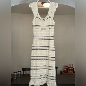 Freshman 1996 crochet maxi dress